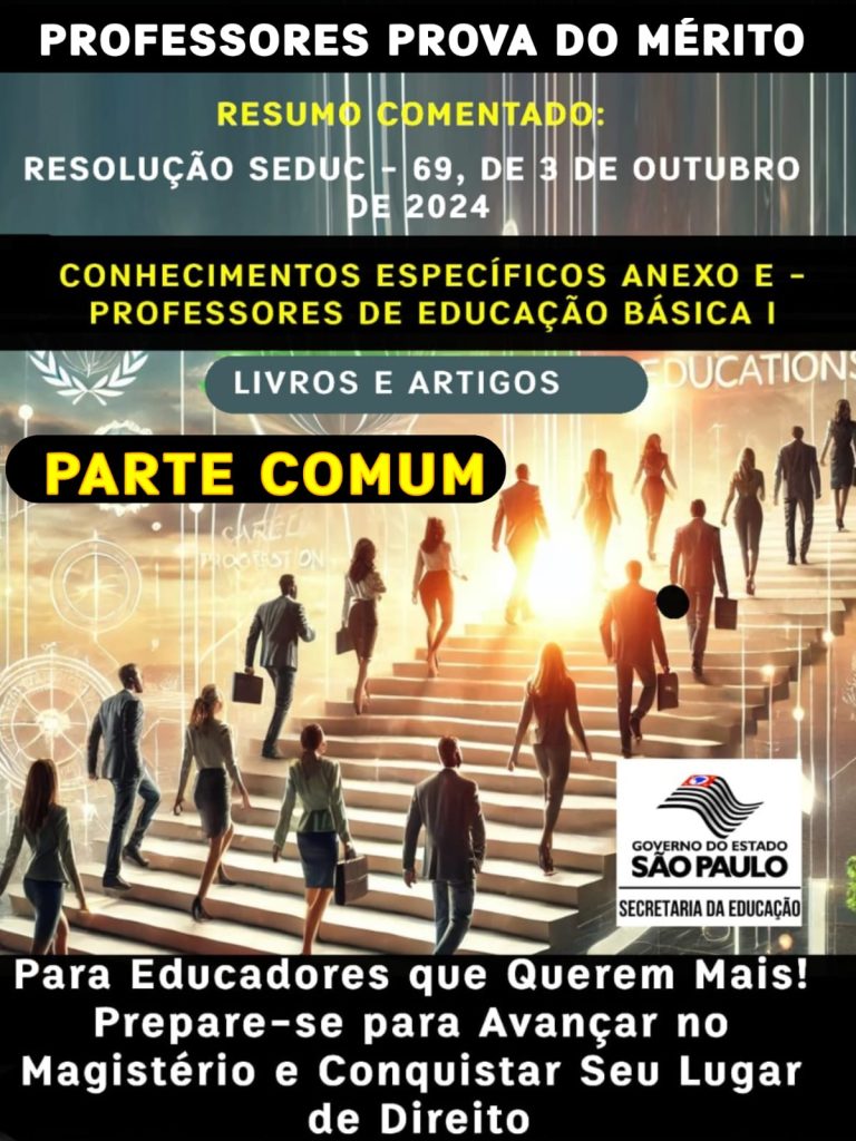Capa do material Prova do Mérito — Parte Comum