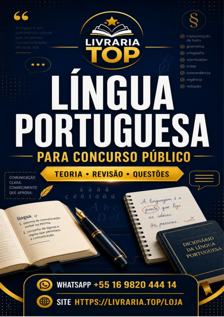 Capa 1 do material Língua Portuguesa para Concursos