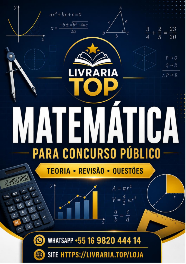 Capa 1 do material Matemática para Concurso
