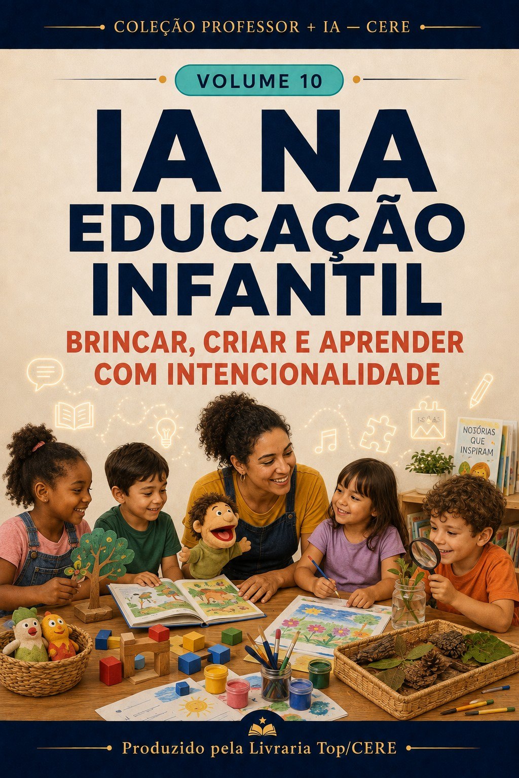Capa do material IA na Educação Infantil